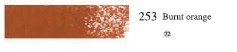 Пастель масляная мягкая профессиональная, цвет № 253 Жжёный оранжевый