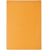 Блокнот Rhodia ePURE 80г/кв.м 11,5х15,8см микроперфорация клетка 80л кожаная обложка оранжевый