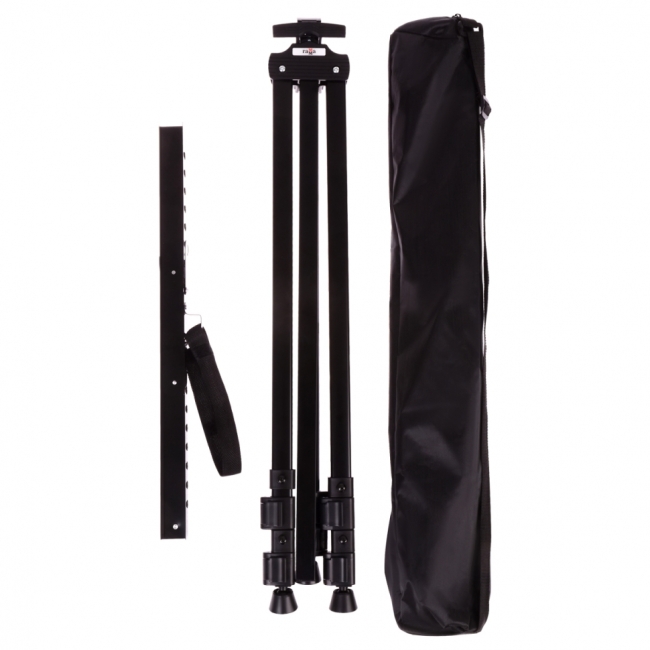 Мольберт алюминиевый переносной с полкой и держателем для кистей Гамма "Студия" 110*106*184см, с чехлом Мольберт алюминиевый переносной с полкой и держателем для кистей Гамма "Студия" 110*106*184см, с чехлом