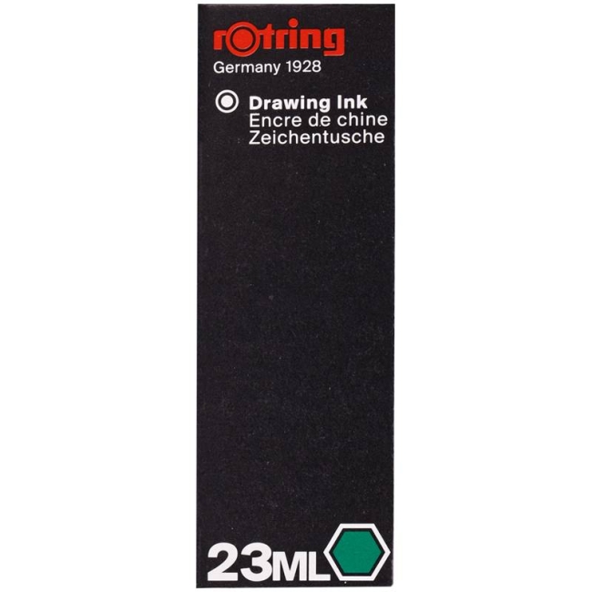 Чернила для изографа Rotring Drawing Ink зеленые 23 мл купить в магазине ArtCraft.Space Чернила для изографа Rotring Drawing Ink зеленые 23 мл купить в магазине ArtCraft.Space