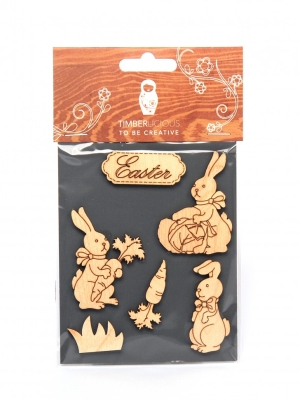 Набор заготовок для декорирования Easter9 фанера 10х14см,
