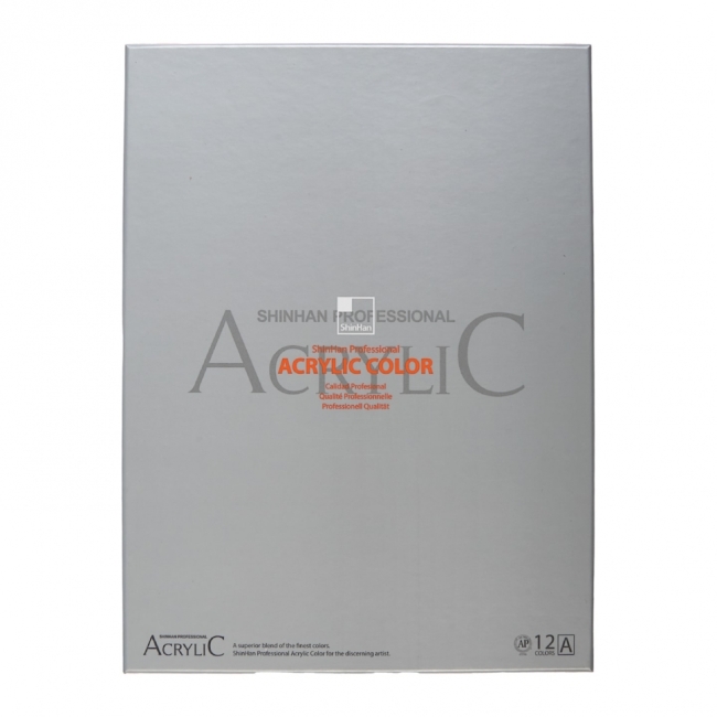 Набор акриловых красок ShinHan Professional A 12 цв. по 50мл в картонной упаковке Набор акриловых красок ShinHan Professional A 12 цв. по 50мл в картонной упаковке
