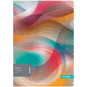 Папка-уголок Berlingo "Waves", 200мкм, с рисунком, с эффектом блесток Папка-уголок Berlingo "Waves", 200мкм, с рисунком, с эффектом блесток