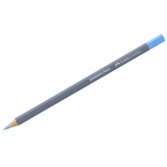Карандаш акварельный художественный Faber-Castell "Goldfaber Aqua", цвет 147 светло-синий