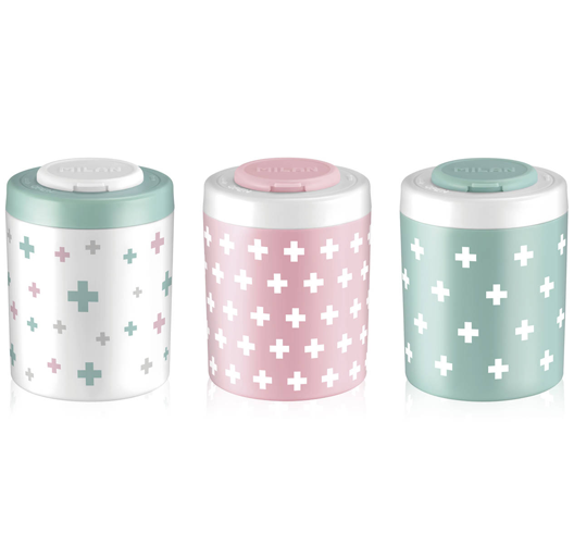 Точилка для карандашей MILAN COLLECTION ANTIBACTERIAL пластик 2 отверстия, цвета в ассортименте