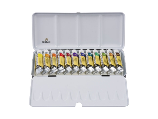 Набор акварели Rembrandt Landscape 12 цветов в тубах 10 мл в металлическом кейсе (пейзаж) купить в художественном магазине ArtCraft.Space с доставкой