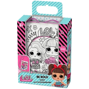 Набор для раскрашивания cумки прогулочной LOL surprise "Be Bold", 17*25*1,5, водостойкие маркеры