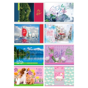 Альбом для рисования 32л., А4, на скрепке BG ассорти