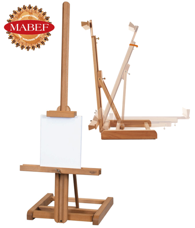 Мольберт для масла и акварели Mabef M/31 настольный с регулируемым углом наклона купить в художественном магазине ArtCraft.Space с доставкой по всему миру