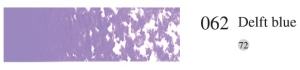 Пастель мягкая профессиональная квадратная цвет № 062 синий фаянс