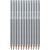Набор чернографитных карандашей Faber-Castell Grip 12 штук с ластиками и точилкой купить в магазине ArtCraft.Space с доставкой