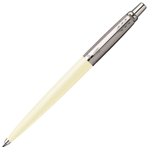 Ручка шариковая Parker "Jotter White Chrome" синяя, 1,0мм, кнопочн., подар. уп.