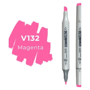 Маркер SKETCHMARKER двухсторонний на спирт.основе цв.V132 Пурпурный Маркер SKETCHMARKER двухсторонний на спирт.основе цв.V132 Пурпурный