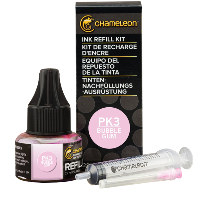 Чернила Chameleon розовые PK3 25 мл