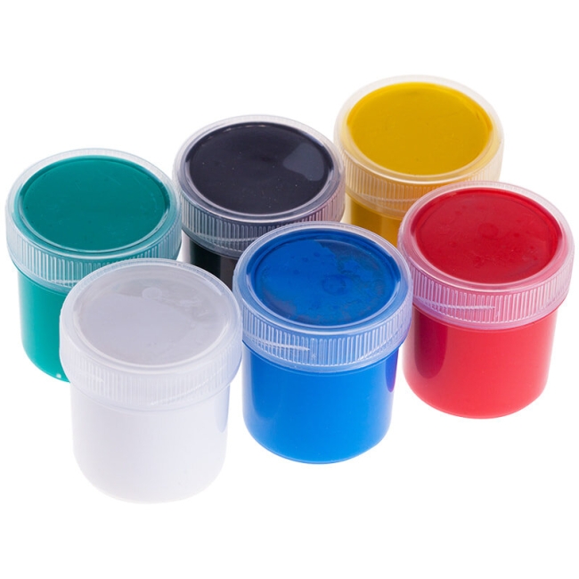 Набор акриловых красок Greenwich Line 6 цветов в банках 20 мл купить в художественном магазине ArtCraft.Space с доставкой по всему миру