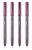 Набор капиллярных линеров Copic Multiliner 4 штуки розового цвета (0.05 - 0.5 мм) купить в магазине для художников ArtCraft.Space с доставкой по всему миру