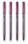 Набор капиллярных линеров Copic Multiliner 4 штуки розового цвета (0.05 - 0.5 мм) купить в магазине для художников ArtCraft.Space с доставкой по всему миру