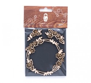 Набор заготовок для декорирования Flowers1 фанера 10х14см,