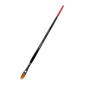 Кисть для акрила Amsterdam 343 синтетика мягкая овальная ручка длинная №12