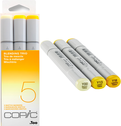 Набор маркеров Copic Sketch Blending Trio 5 3цв