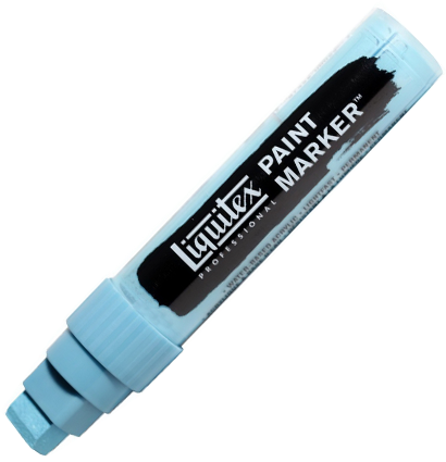 Маркер акриловый Liquitex Paint Marker широкий 15 мм 770 голубой светлый перманентный купить в магазине маркеров ArtCraft.Space