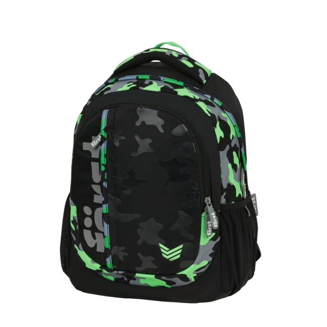 Рюкзак Forst F-Trend "Neon military" 40*29*18см, 2 отделения, 3 кармана, эргономичная спинка