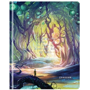 Дневник 1-11 кл. 48л. ЛАЙТ Greenwich Line "Fairy", иск. кожа, УФ-печать, тиснение фольгой, тон. блок, ляссе
