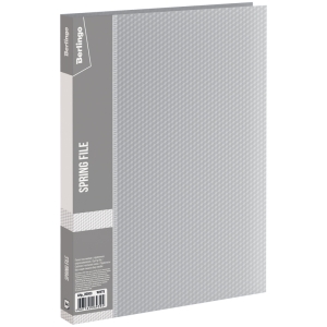 Папка c пружинным скоросшивателем Berlingo "Diamond", 17мм, 700мкм, п/прозрачная