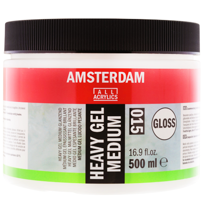 Гелевый медиум для акрила Amsterdam Heavy Gel Medium Gloss прочный глянцевый в банке 500 мл купить в художественном магазине ArtCraft.Space с доставкой по РФ и СНГ