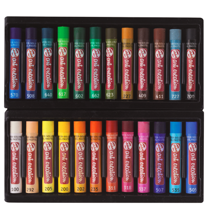 Масляная водорастворимая пастель Art Creation Royal Talens в наборе 24 цвета купить в магазине для художников ArtCraft.Space