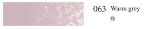Пастель мягкая профессиональная квадратная цвет № 063 теплый серый