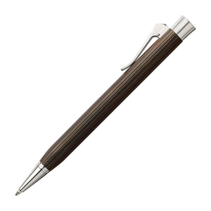 Ручка шариковая Graf von Faber-Castell "Intuition Platino Grenadilla" черная, поворотн., подар. уп.