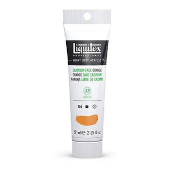 Краска акриловая LIQUITEX Heavy Body туба 59мл №892 оранжевый,