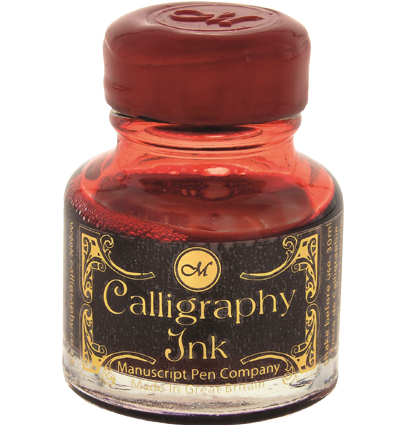 Чернила для каллиграфии Manuscript Calligraphy Gift Ink 30 мл рубиновые купить в магазине ArtCraft.Space с доставкой