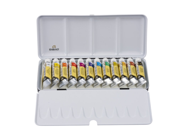 Набор акварели Rembrandt Portrait 12 цветов в тубах 10 мл в металлическом кейсе (портрет) купить в художественном магазине ArtCraft.Space
