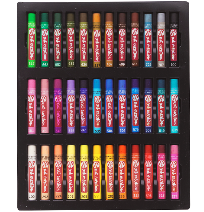 Масляная водорастворимая пастель Art Creation Royal Talens в наборе 36 цвета купить в магазине художественных товаров ArtCraft.Space с доставкой по РФ  и СНГ