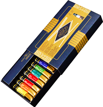 Набор акварельных красок Mijello Mission Gold Watercolor 12 цветов в тубах 7 мл  купить в художественном магазине ArtCraft.Space с доставкой по РФ и СНГ