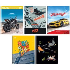 Дневник 1-4 кл. 48л. (твердый) BG "Mix-5. Мальчики", глянцевая ламинация