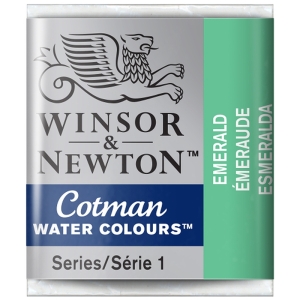 Акварель Cotman в  маленьких кюветах, изумрудный