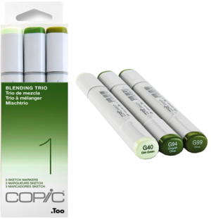 Набор маркеров  COPIC sketch  Blending Trio 1 (3 цв.)