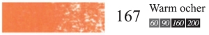 Пастель сухая мягкая профессиональная круглая Галерея цвет № 167 золотая охра I