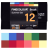 Finecolour Brush Marker набор маркеров с кистью 12 цветов Лето в пенале файнколор купить в магазине товаров для рисования ArtCraft.Space с доставкой по РФ и СНГ