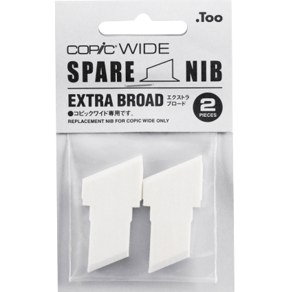 Набор перьев для маркеров Copic Wide Extra Broad скошенное широкое 2 штуки купить в магазине ArtCraft.Space с доставкой по всему миру
