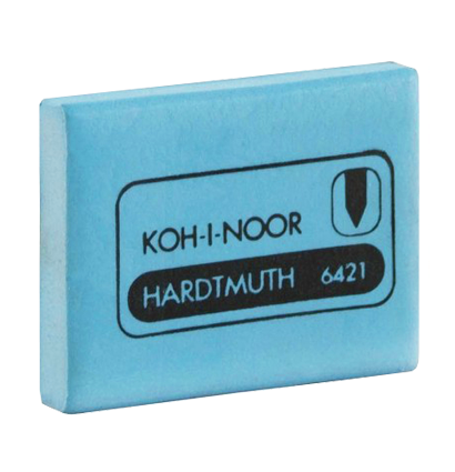 Мягкий ластик  - клячка для работы с интенсивностью карандаша Koh-i-noor 6421, голубой кохинор купить в художественном магазине товаров для рисования ArtCraft.Space с доставкой по РФ и СНГ