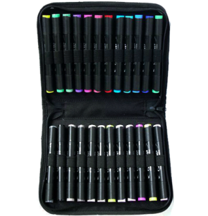 Пенал для 24 маркеров пустой