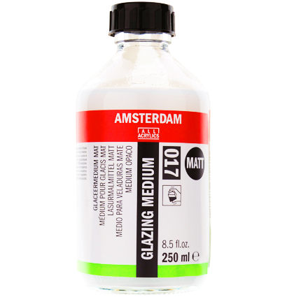 Гелевый медиум для акрила Amsterdam Glazing Medium Matt 017 матовый лессировочный во флаконе 250 мл купить в художественном магазине ArtCraft.Space с доставкой по РФ и СНГ
