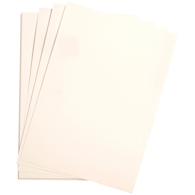 Цветная бумага 500*650мм., Clairefontaine "Etival color", 24л., 160г/м2, белый, легкое зерно, хлопок