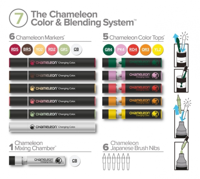 Набор "цвет и смешивание" Chameleon #7