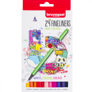 АКЦИЯ АПРЕЛЬ Набор линеров Bruynzeel 24цв, АКЦИЯ АПРЕЛЬ Набор линеров Bruynzeel 24цв,