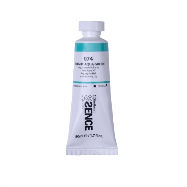Краска акриловая ShinHan Ssence туба 50мл №74 Зеленый водный яркий Краска акриловая ShinHan Ssence туба 50мл №74 Зеленый водный яркий